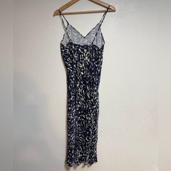 Hudson North Women’s Spaghetti Strap Maxi Slip Dress – Navy/White – Size S/P - Picture 4 of 6
